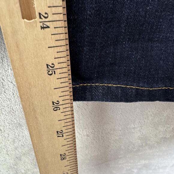 Talbots Jeans Womens 8P Dark Wash Boyfriend Petite Stretch Flattering Pockets - Picture 9 of 9